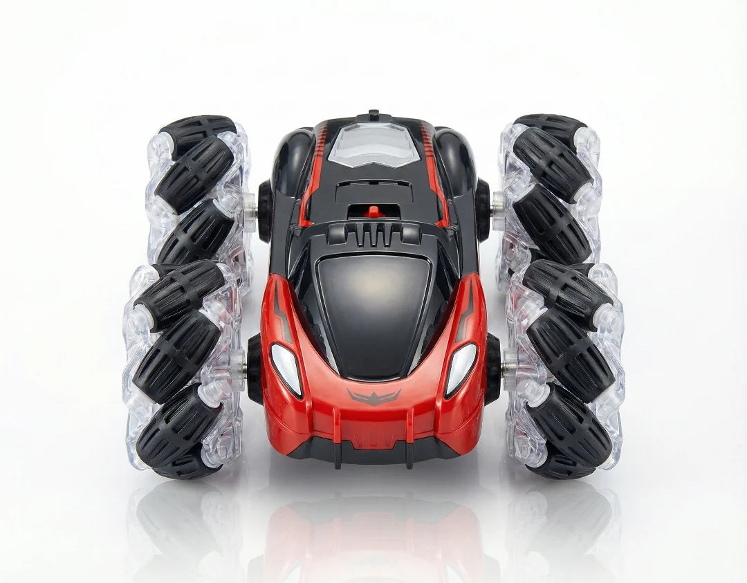 red double-side stunt RC car