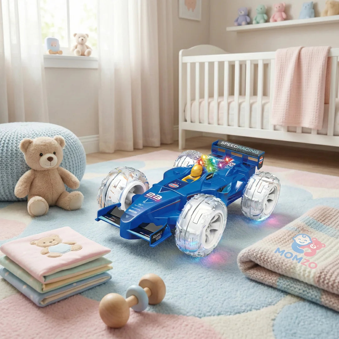 RC Stunt Formula Car with Flipping Action & USB Recharge Battery