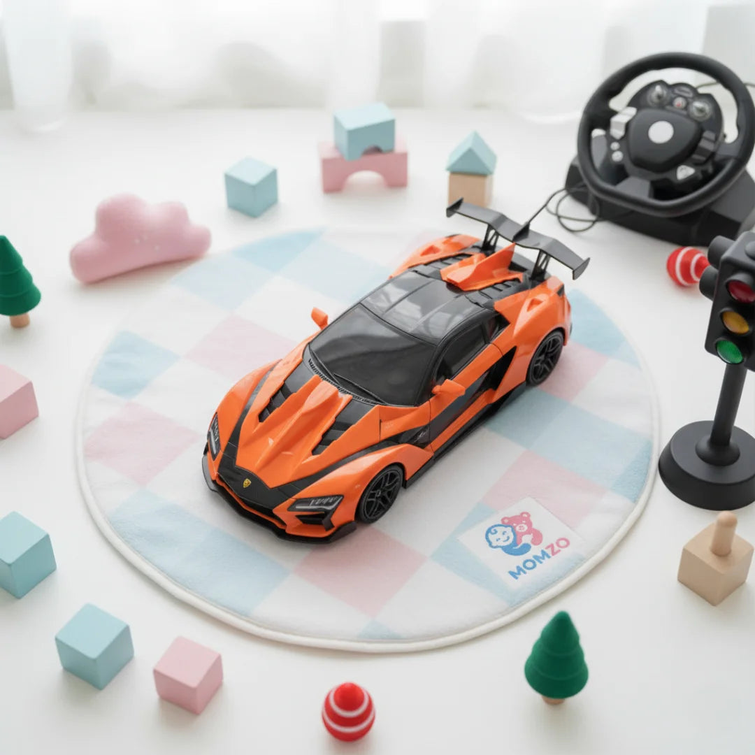 Rivalry Steering Wheel RC Playset with Pedals, Gear & Traffic Lights – Simulation Driving Kit