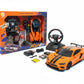 Rivalry Steering Wheel RC Playset with Pedals, Gear & Traffic Lights – Simulation Driving Kit