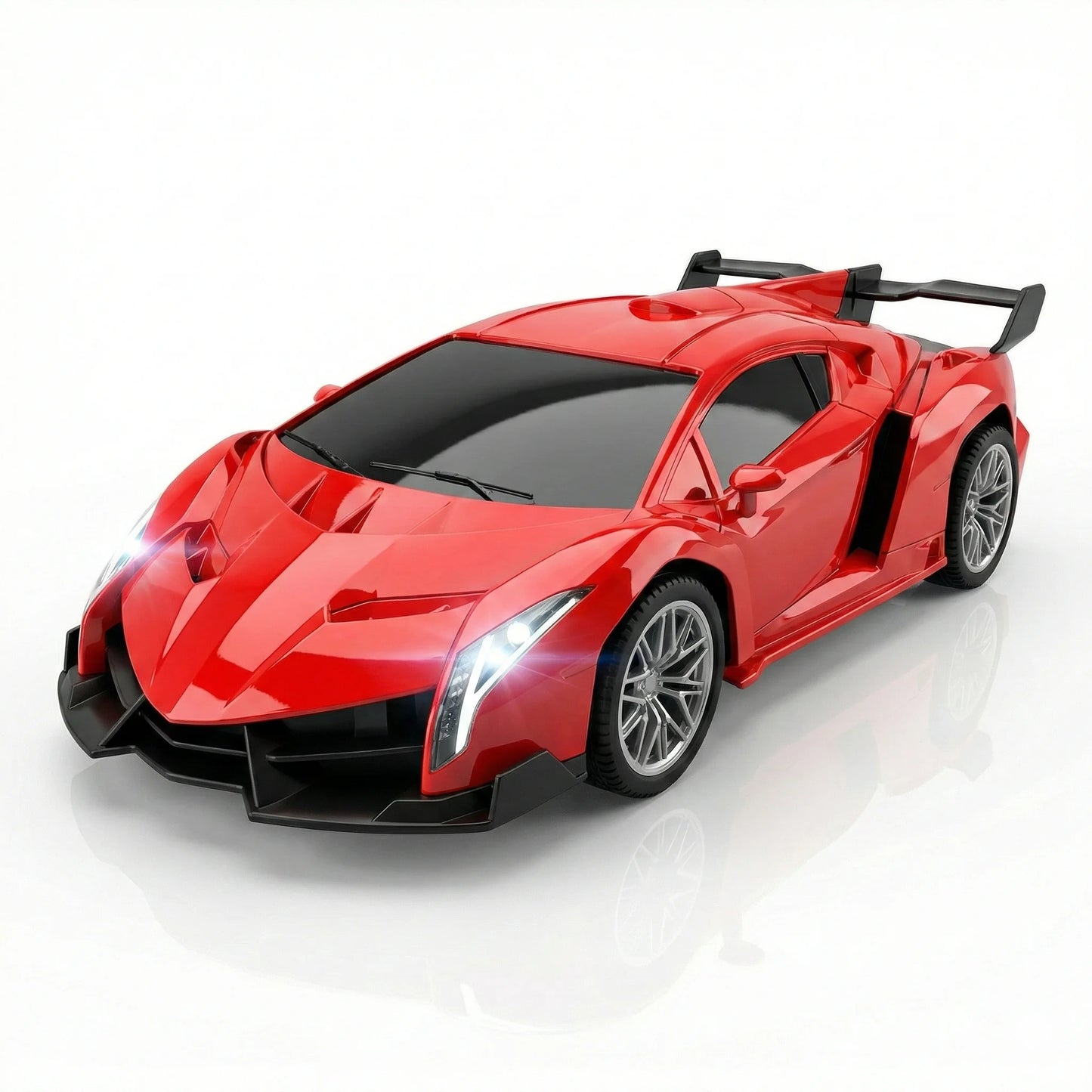 Spray Paint RC Sports Car Toy with Custom Color Kit + Controller