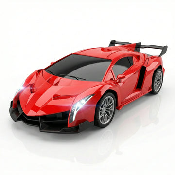 Spray Paint RC Sports Car Toy with Custom Color Kit + Controller