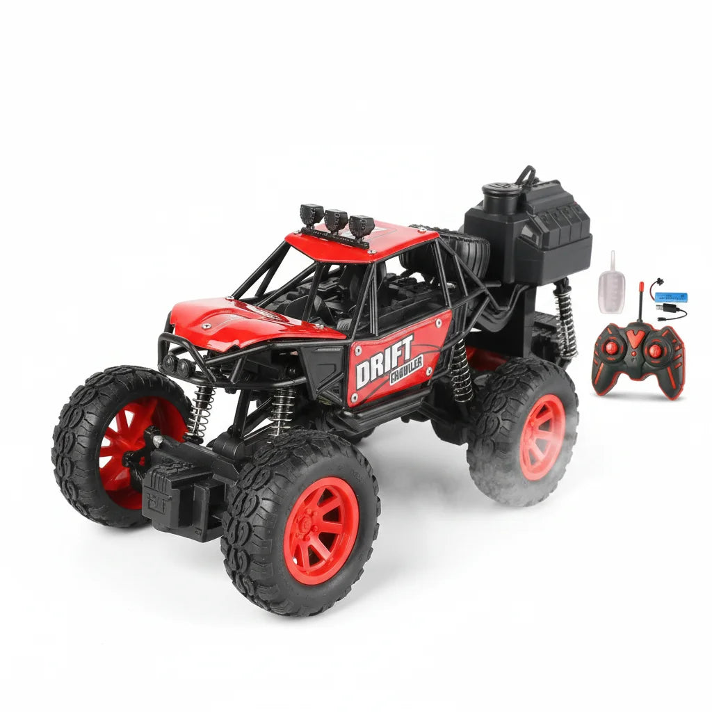 Spray Rock Crawler RC Truck with Smoke Spray & USB Recharge 
