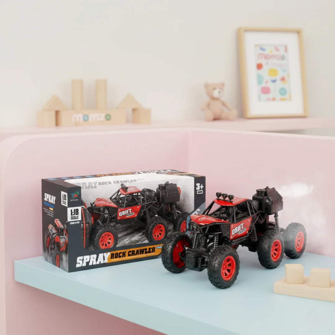 Spray Rock Crawler RC Truck with Smoke Spray & USB Recharge 